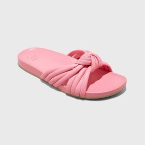 New Women's Silvie Slide Sandals A New Day Pink NWT Shoes